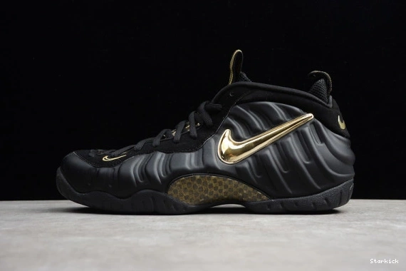 Foamposite Metallic Black Pro 624041-009  Air Gold 1121